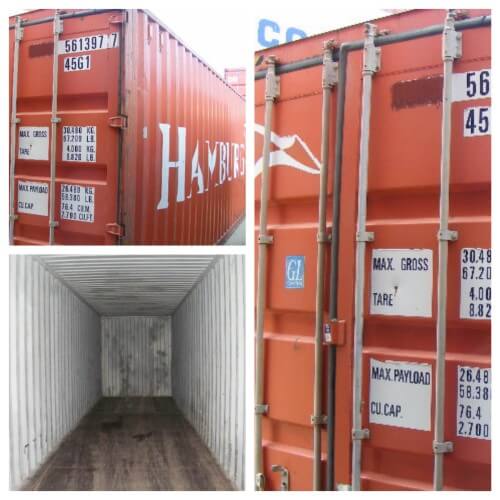 Second hand shipping containers, site office containers and spaza shops